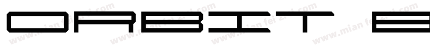 Orbit black字体转换
